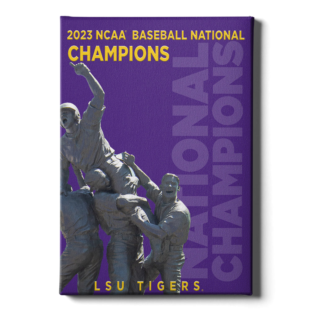LSU Tigers - 2023 National Champions LSU Tigers - College Wall Art #Canvas