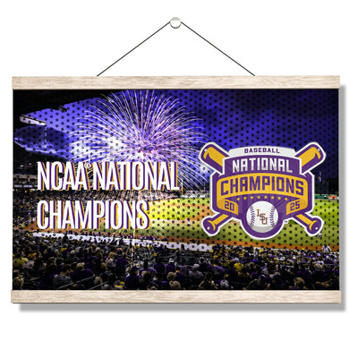 LSU Tigers - NCAA Baseball National Champions - College Wall Art #Hanging Canvas