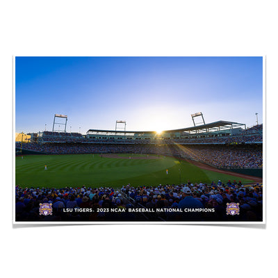 LSU Tigers - LSU Tigers 2023 NCAA Baseball National Champions - College Wall Art #Poster