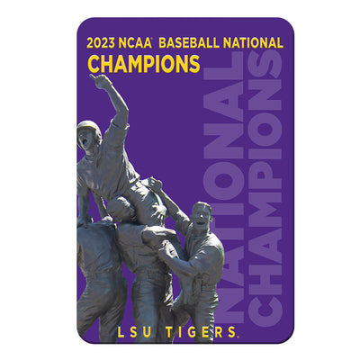 LSU Tigers - 2023 National Champions LSU Tigers - College Wall Art #PVC