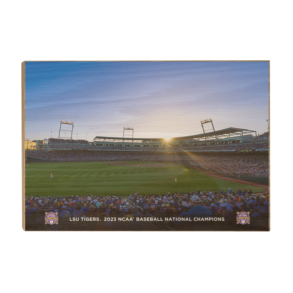 LSU Tigers - LSU Tigers 2023 NCAA Baseball National Champions - College Wall Art #Canvas
