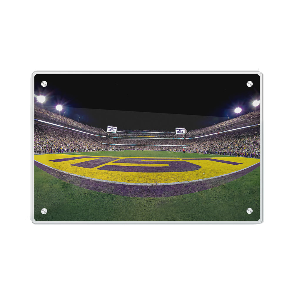 LSU Tigers - LSU End Zone - College Wall Art #Canvas