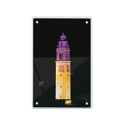 LSU Tigers - Memorial Tower Gametime - College Wall Art #Acrylic