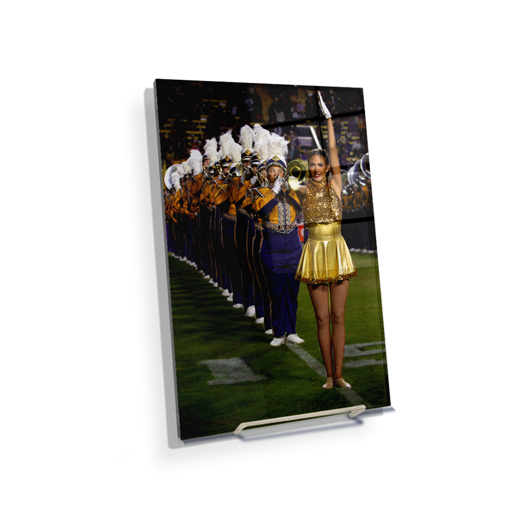 LSU Tigers - LSU Golden Girl - College Wall Art #Canvas