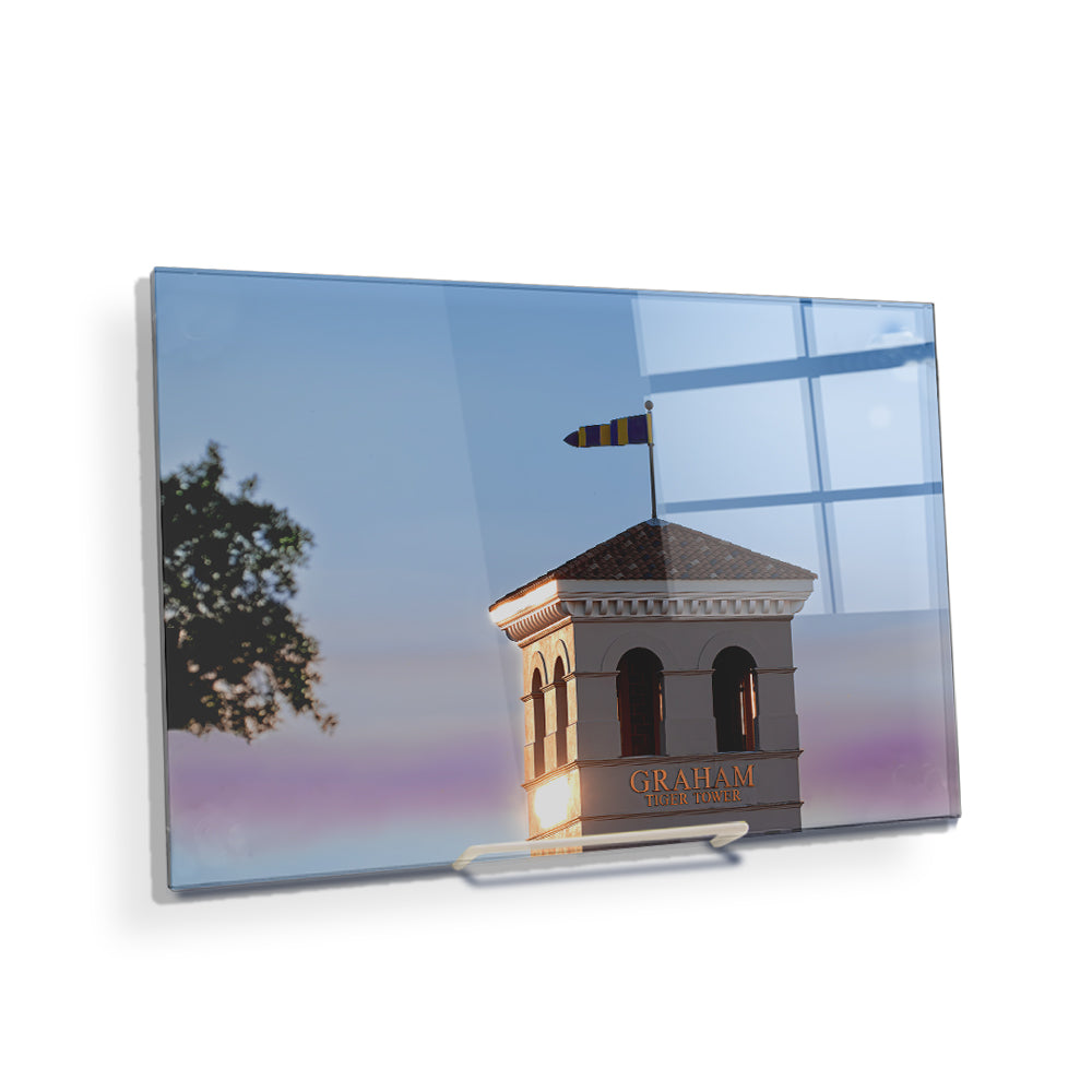 LSU Tigers - Graham Tiger Tower - College Wall Art #Canvas