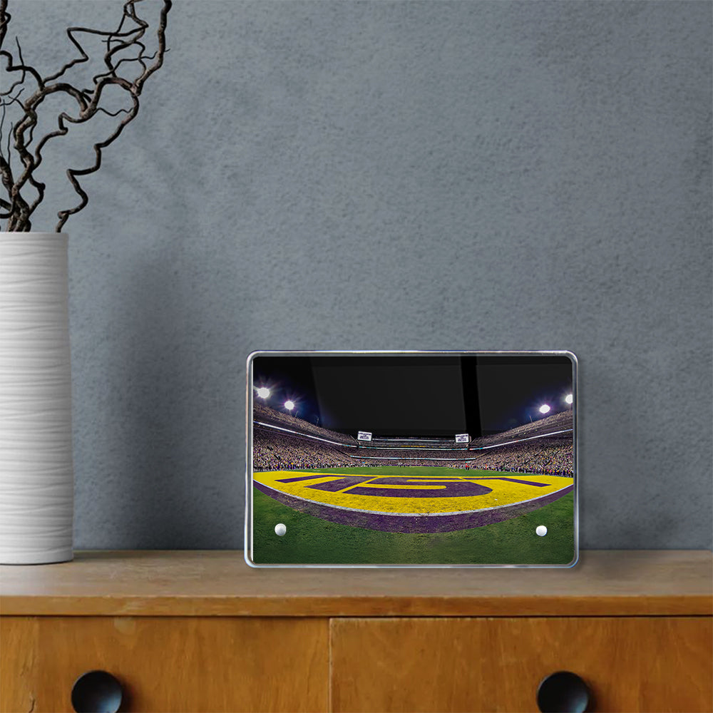 LSU Tigers - LSU End Zone - College Wall Art #Canvas