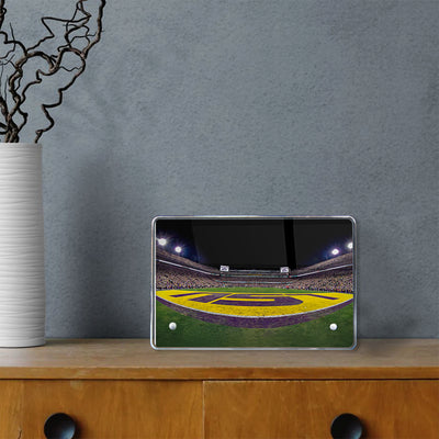 LSU Tigers - LSU End Zone - College Wall Art #Acrylic Mini