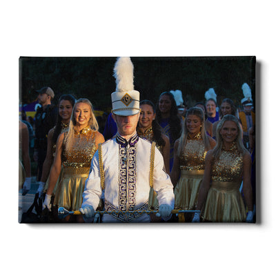 LSU Tigers - Drum Major - College Wall Art #Canvas