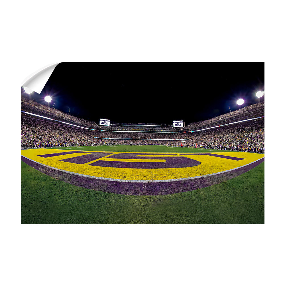 LSU Tigers - LSU End Zone - College Wall Art #Canvas