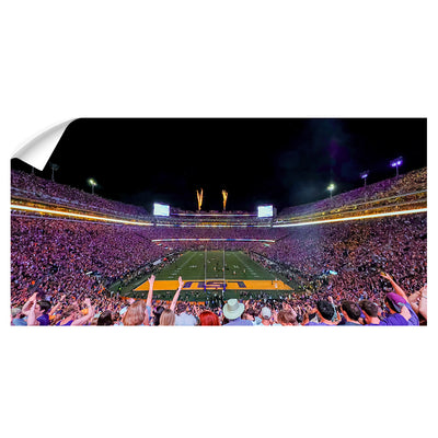 LSU Tigers - LSU Score Panoramic - College Wall Art #Wall Decal
