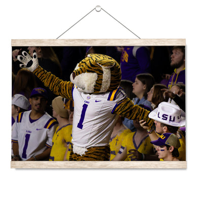 LSU Tigers - According to Mike - College Wall Art #Hanging Canvas