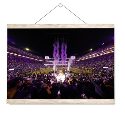 LSU Tigers - Enter Death Valley - College Wall Art #Hanging Canvas
