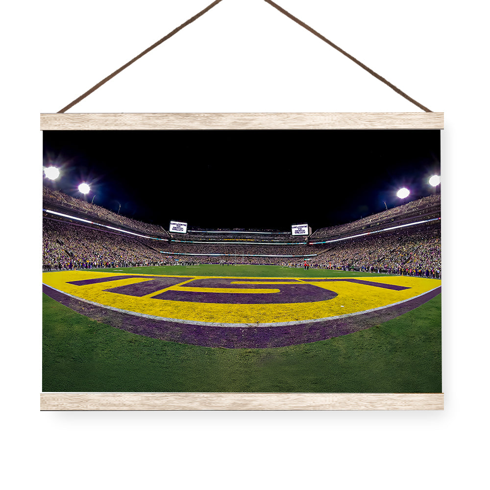 LSU Tigers - LSU End Zone - College Wall Art #Canvas