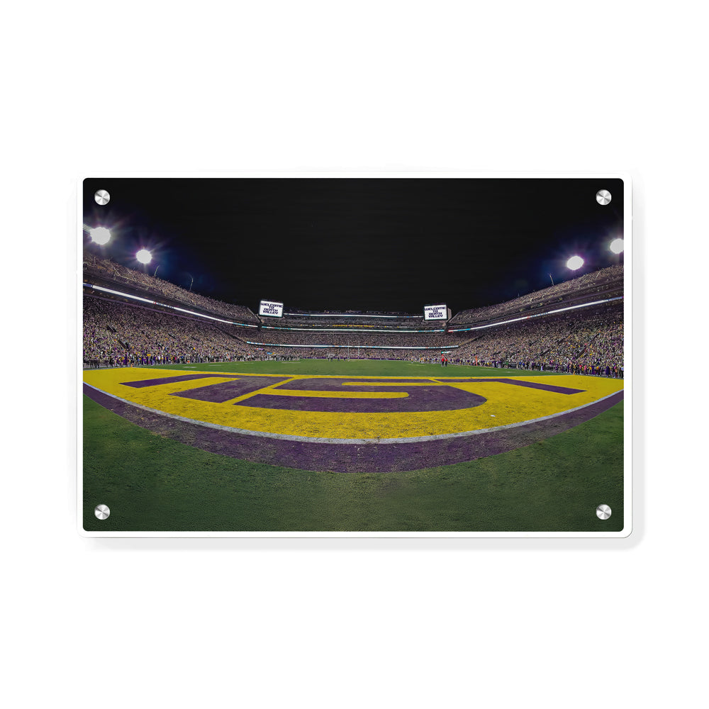 LSU Tigers - LSU End Zone - College Wall Art #Canvas