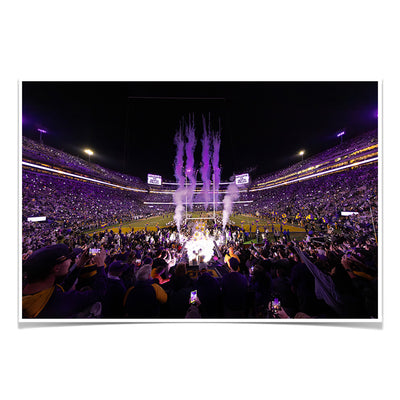 LSU Tigers - Enter Death Valley - College Wall Art #Poster