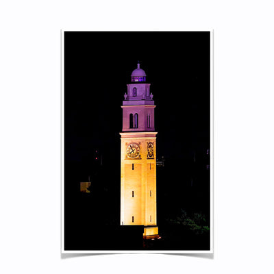 LSU Tigers - Memorial Tower Gametime - College Wall Art #Poster