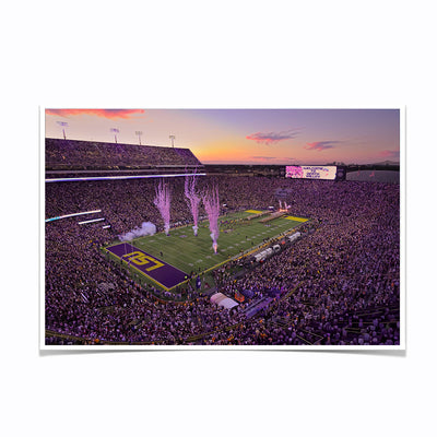 LSU Tigers - Welcome to Death Valley - College Wall Art #Poster