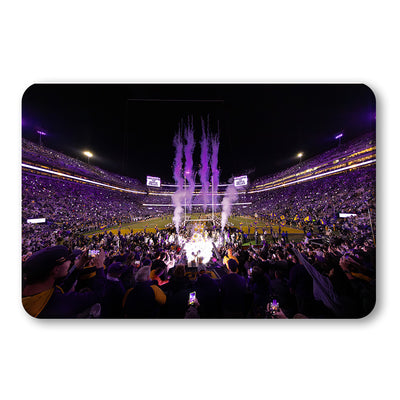 LSU Tigers - Enter Death Valley - College Wall Art #PVC