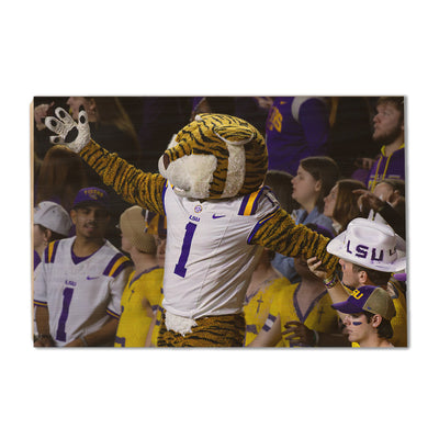 LSU Tigers - According to Mike - College Wall Art #Wood