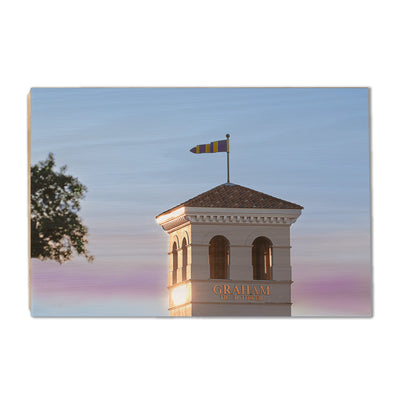 LSU Tigers - Graham Tiger Tower - College Wall Art #Wood