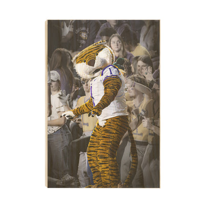 LSU Tigers - Mike - College Wall Art #Wood