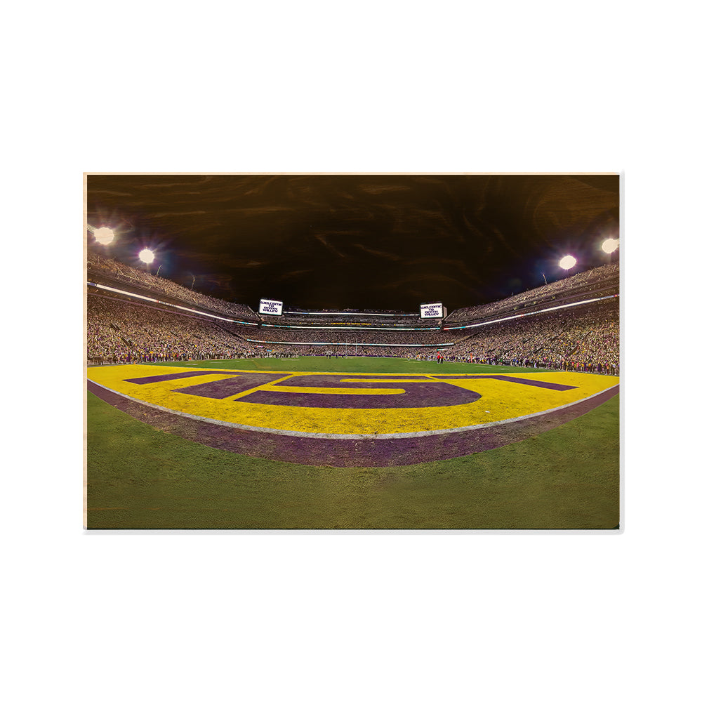 LSU Tigers - LSU End Zone - College Wall Art #Canvas