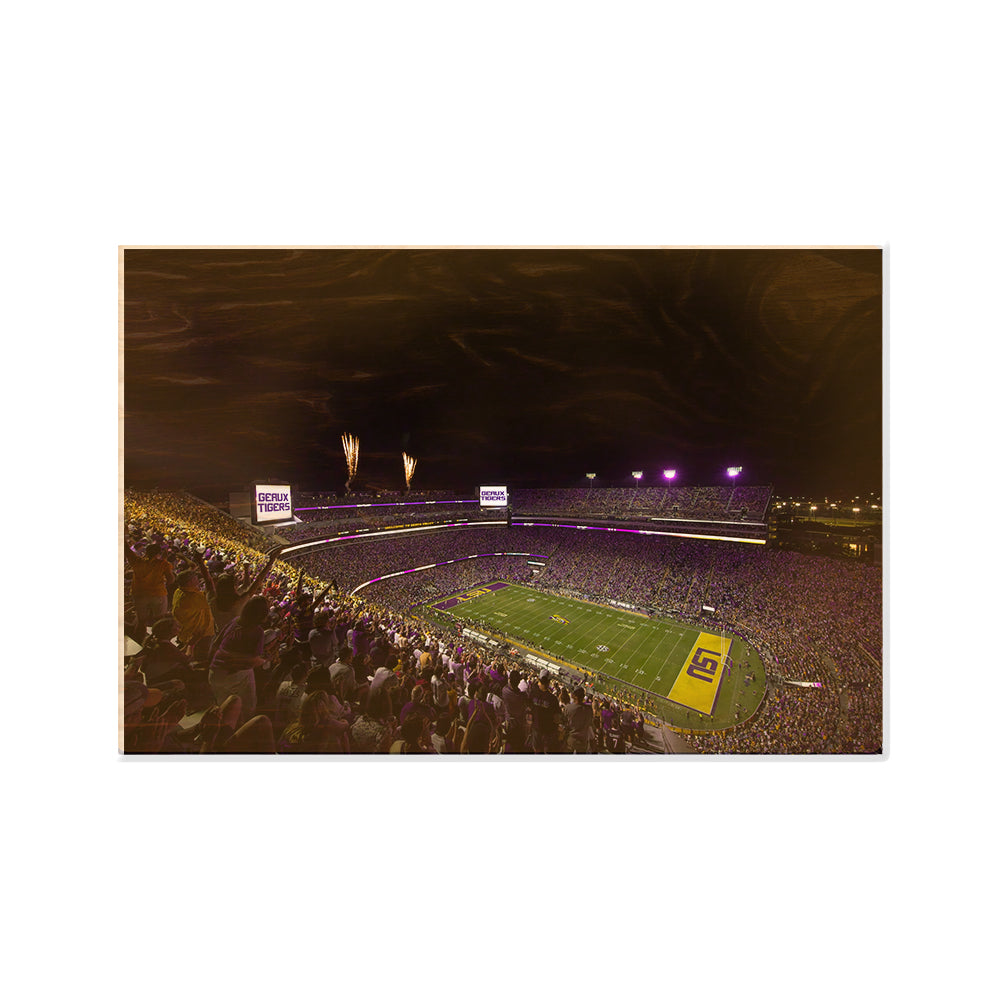 LSU Tigers - LSU Score Geaux Tigers - College Wall Art #Canvas