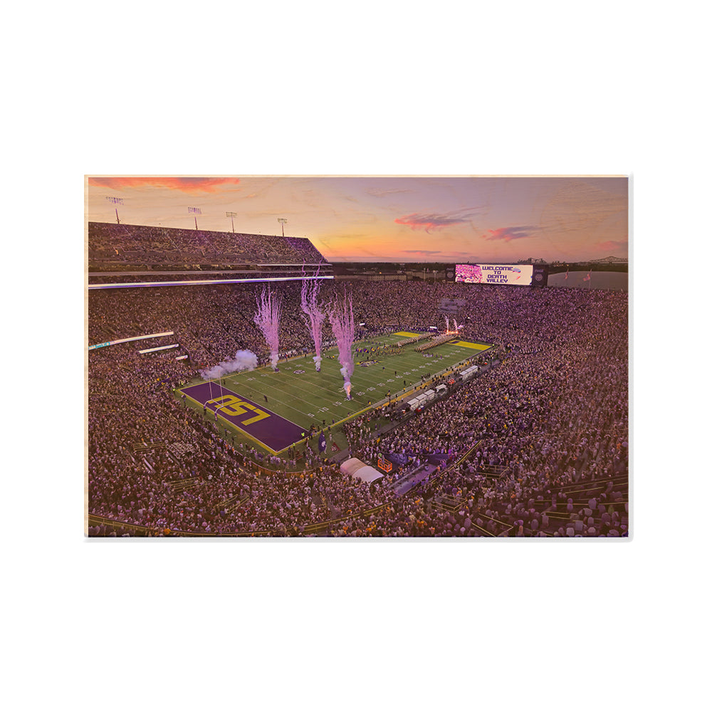 LSU Tigers - Welcome to Death Valley - College Wall Art #Canvas