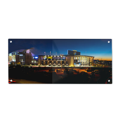 Missouri Tigers - Homecoming Sunset Faurot Field Panoramic - College Wall Art #Acrylic