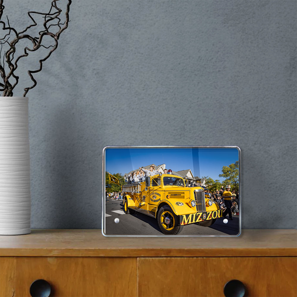 Missouri Tigers - Mizzou Fire Truck Homecoming Parade - College Wall Art #Canvas