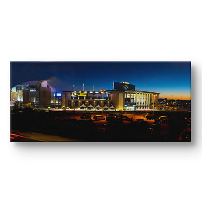 Missouri Tigers - Homecoming Sunset Faurot Field Panoramic - College Wall Art #Canvas