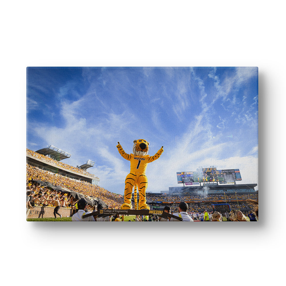 Missouri Tigers - Touchdown Mizzou! - College Wall Art #Canvas