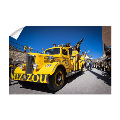 Missouri Tigers - Tiger Walk Fire Truck - College Wall Art #Wall Decal