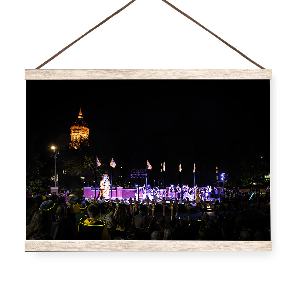 Missouri Tigers - Homecoming Pep Rally  - College Wall Art #Canvas
