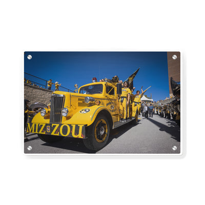 Missouri Tigers - Tiger Walk Fire Truck - College Wall Art #Metal