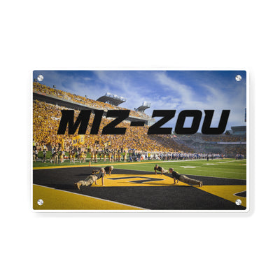 Missouri Tigers - MIZ ZOU - College Wall Art #Metal