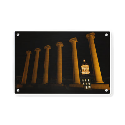 Missouri Tigers - The Columns on Francis Quadrangle - College Wall Art #Metal