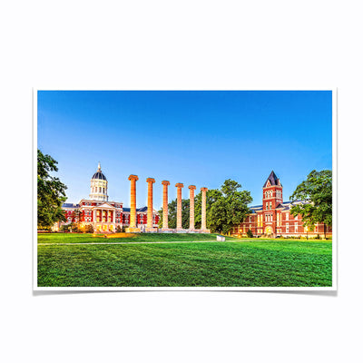 Missouri Tigers - Missouri Watercolor - College Wall Art #Poster