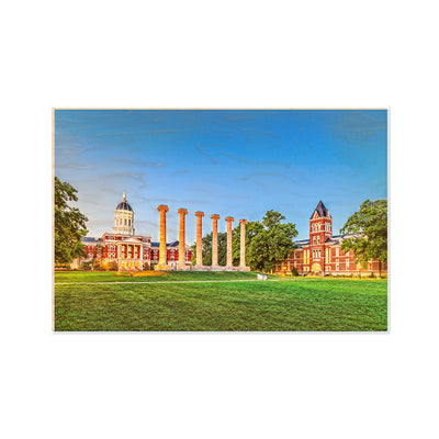 Missouri Tigers - Missouri Watercolor - College Wall Art #Wood