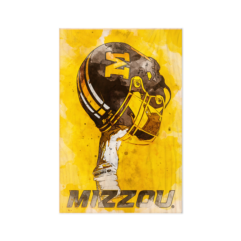 Missouri Tigers - Mizzou Pride Watercolor - College Wall Art #Canvas