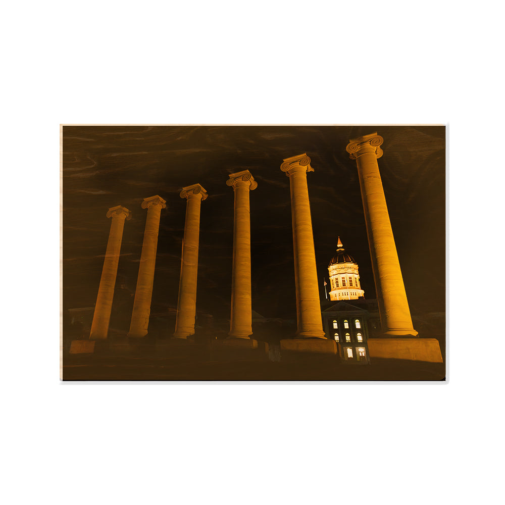 Missouri Tigers - The Columns on Francis Quadrangle - College Wall Art #Canvas