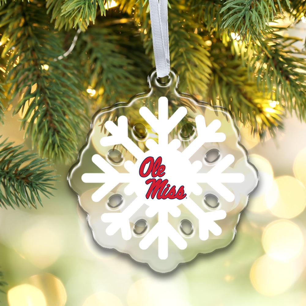 Ole Miss Rebels - Ole Miss Snowflake Ornament