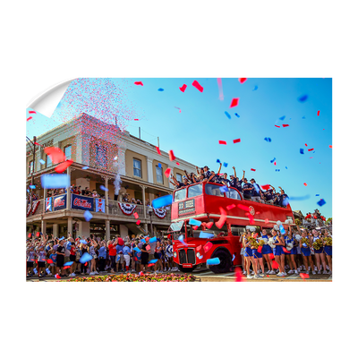 Ole Miss Rebels - Double Decker Parade of Champions - College Wall Art #Wall Decal