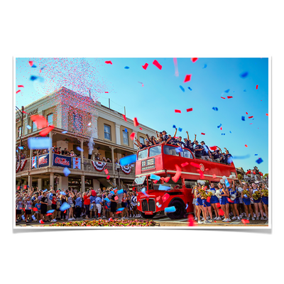 Ole Miss Rebels - Double Decker Parade of Champions - College Wall Art #Poster