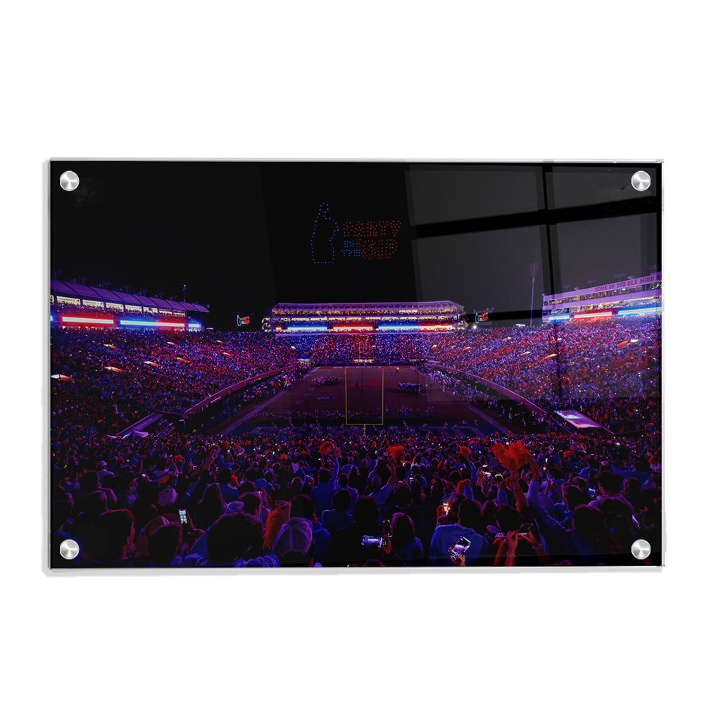 Ole Miss Rebels - Party in the SIP Drones - College Wall Art #Canvas