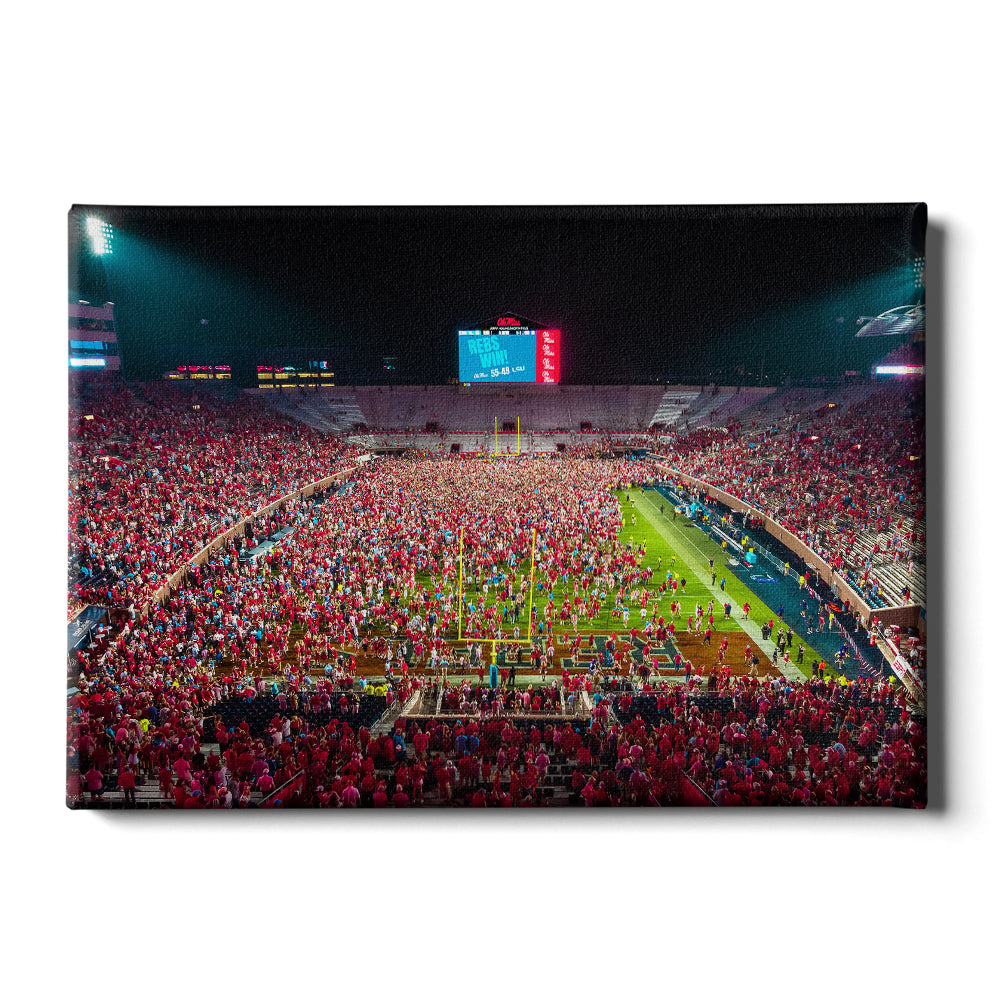 Ole Miss Rebels - Reb's Win! - College Wall Art #Canvas