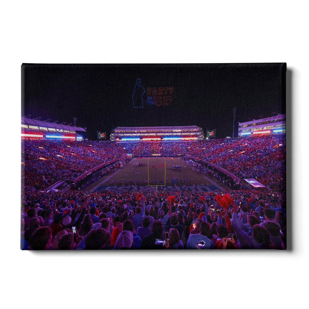 Ole Miss Rebels - Party in the SIP Drones - College Wall Art #Canvas