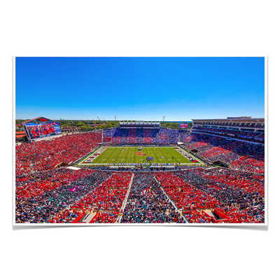 Ole Miss Rebels - Ole Miss Stripe Out - College Wall Art #Poster