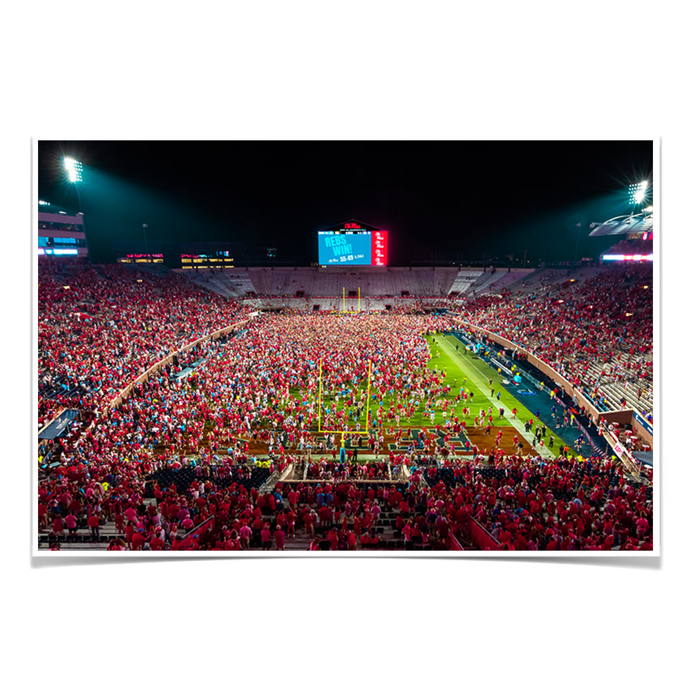 Ole Miss Rebels - Reb's Win! - College Wall Art #Canvas