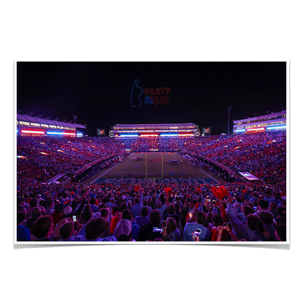 Ole Miss Rebels - Party in the SIP Drones - College Wall Art #Canvas